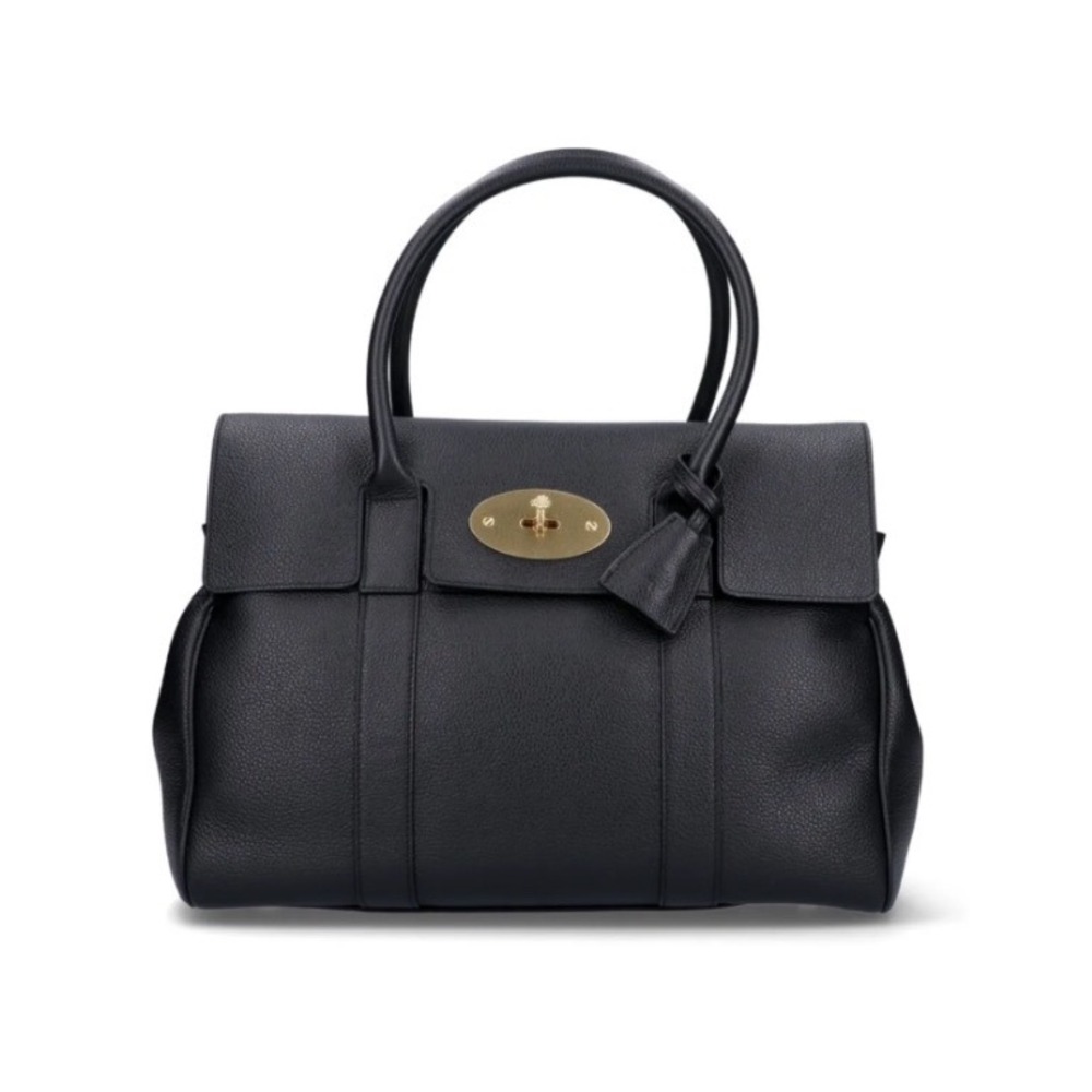 Mulberry Vintage Y2K Bayswater Black Leather Shoulder Bag Purse $1455